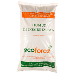 CULTIVERS Humus de Lombriz Ecológico 40 L. Abono para Plantas Universal para Huerto, Frutales, Césped y Jardín. 100% Natural