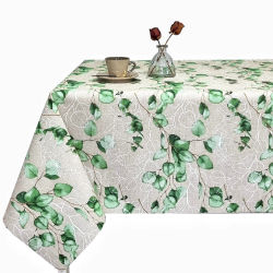 manteles mesa, mantel, Textil de cocina y mesa, mesa comedor, mantel mesa rectangular, Fiesta, cocina, Rectangular, Lavable, Impermeable, Plantas, Flores, Hojas verdes, Rosa, fondo beige, flores