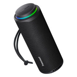 Tronsmart 40W Altavoz Portátil Bluetooth para Exteriores, Sonido Estéreo 360° con Audio 2.1, Resistencia al Agua IPX7, 18 Horas de Batería, Control de Volumen por Rueda, Luces y Ecualizador