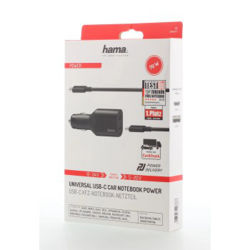 Hama 00200010 Cargador USB-C para Coche 2xUSB 70W