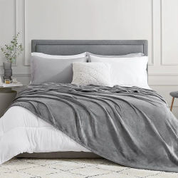 HOMESOL® Manta sedalina para Cama Sofá y Sillón, Manta Polar Lisa de Tacto Suave Super Caliente para Adulto y Niño,Sin Arrugas