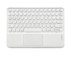 Teclado Inalámbrico Bluetooth con Ratón Táctil Integrado Portátil Recargable para Tablet de 10.1 pulgadas y PC