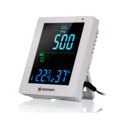 Bresser CO2 monitor and white Air quality