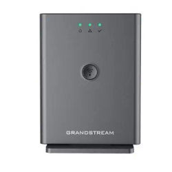Grandstream Networks DP755 DECT Base Station, Black - Landline phone with a maximum range of 400m, supports conference calls, call waiting, and Power over Ethernet (PoE) functionality for home or