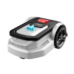 Cecotec Robot Cortacésped con App Conga Grasshopper 500. Motor Digital Brushless, Superficies de 500m2, Pendiente Máxima de 27%