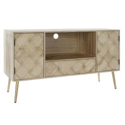 MUEBLE TV PAULOWNIA PINO 118X40X65 NATURAL FIJALO MB176659