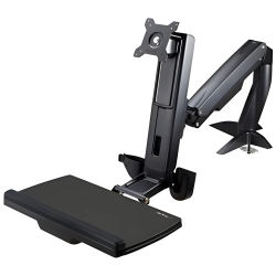 Brazo de Soporte Ajustable para Monitor de Hasta 24 Pulgadas