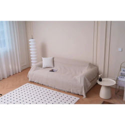 NEW & Almeritex 2000 Colcha Multiusos Sofa, Manta Foulard, Plaid para Cama, Cubresofa Cubrecama Mix Camel