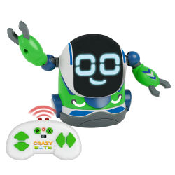 Xtrem Bots - Rock | Robot Juguete | Juguetes Niños 5 Años O Más | Robot Teledirigido Y Programable | Juguetes para Niños De 5 Años O Más | Vector Robot