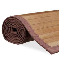 Alfombra de Bambú Antideslizante para Baño, Entrada o Cocina, MEJORADA, Tapete Enrollable Estilo Natural para Pasillo, Sauna o Balcón, Varios Tamaños