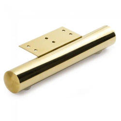 Patas doradas para mueble o sofá de largo 225 MM en acabado dorado, diámetro 35 mm, fabricadas en metal robusto para estabilidad y estilo, compatibles con todo tipo de muebles