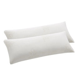 DONEGAL COLLECTIONS - Almohada Viscoelastica de Copos - Pack 2 Almohadas Viscoelástica Copos Funda Aloe Vera - Almohada Fabricada en España - Transpirable, Confortable, Antialérgica - Confort y