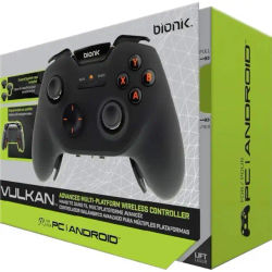 BIONIK Vulkan Negro Bluetooth Gamepad