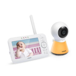 vtech vigilabebes de 5´´ video monitor con luz y melodias