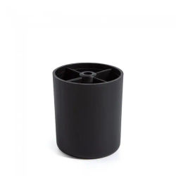 Pata Plástico Redonda Aron D55 H70 Negro para Muebles