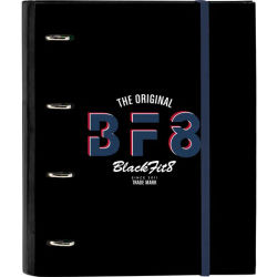 SAFTA CARPETA 4 ANILLAS 35MM CON RECAMBIO BLACKFIT8 "URBAN" - Carpeta Anillas Licencia Oficial - Diseño Exclusivo - Ideal para Uso Diario - Material Duradero - Compatible con Hojas A4
