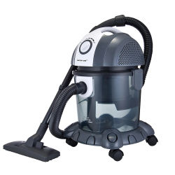 Eco-De Aspirador de solidos y liquidos Blower Wet & Dry 1400 W, 15 litros, Filtro HEPA Lavable y Filtro de Agua. Eco-De