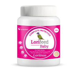Lorifeed Baby - Papilla para Loris 800 g - Polvo Nutritivo para Cría de Aves Nectarívoras - Etapas Iniciales - Potencia el Desarrollo - Davianfeed