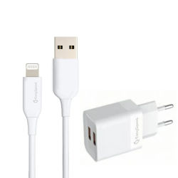 EasySpeed Cargador de carga rápida, fuente de alimentación de carga rápida con cable de 1M, cargador móvil de carga rápida para Samsung GalaxyS24/S23/S22/S21/S20/S10/S9/A13/A14/A33, Huawei, Xiaomi,