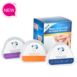 Aparatos de ortodoncia, aparatos dentales, entrenador de alineación de dientes con sonrisa, retenedor de dientes de silicona instantáneo, protector bucal, bandeja para dientes