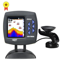 Sonda de pesca con cable LUCKY FF918-C180S, detector de peces con sonar de 540 pies/180 m de profundidad, monitor de eco para la pesca desde embarcaciones.