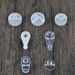 20 piezas retenedor de vidrio de plástico, Clips de fijación para gabinete con espejo transparente, soportes de esquina para Panel de vidrio con tornillo, herrajes para muebles