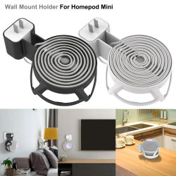 Soporte de montaje en pared para HomePod Mini soporte de salida de altavoz inteligente soporte de ahorro de espacio estante de pared para Homepod Mini soporte