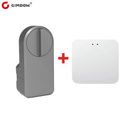 Cerradura inteligente con aplicación Tuya, cerradura con contraseña GIMDOW, instalación de pegatinas inteligente para Hotel y apartamento, cerradura electrónica compatible con Bluetooth