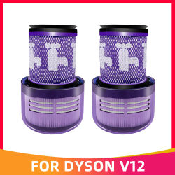 Compatible con Dyson V12 Detect Slim SV20, SV26, SV30, SV34, SV35, SV46 aspiradora inalámbrica filtro HEPA repuestos accesorios