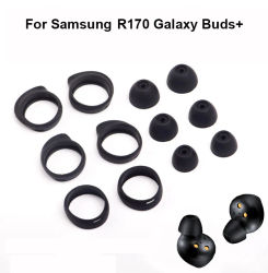 Funda de silicona para auriculares Samsung R170/R175 Galaxy Buds + almohadillas para los oídos, cojín para auriculares Bluetooth, tapas intrauditivos, cubiertas para auriculares