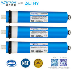 Membrana RO de ósmosis inversa VONTRON 75GPD/100GPD, sistema de filtro de agua de repuesto,