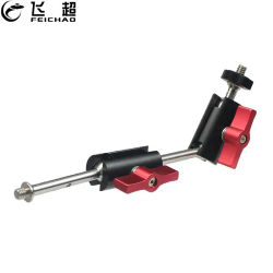 Feichao 360 trípode adaptador de montaje de brazo mágico doble bola 1/4 ''conector articulado de tornillo para cámara Monitor jaula luz LED