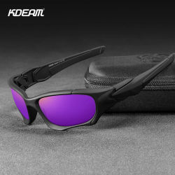 Gafas de Sol Polarizadas para Hombre KDEAM, Gafas de Sol Deportivas para Hombre y Mujer con Estuche con Cremallera