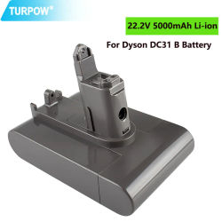 Batería de repuesto para aspiradora inalámbrica Dyson, 22,2 V, 5,0 Ah, DC31 B, DC34, DC44, Animal DC45, (nota: solo apto para tipo B)
