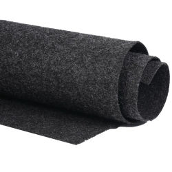 Altavoz, tela para parrilla, fibra química, caja de subwoofer para coche, tablero absorbente de sonido, ropa, manta antisísmica, fieltro, gris/negro