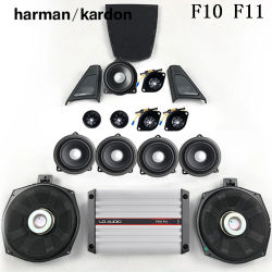 Kit de actualización de Audio para BMW F10, F11, serie 5, altavoz de rango medio, Tweeter, cubierta de altavoz, amplificador de potencia, reajuste de graves, Subwoofer