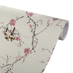 Papel tapiz autoadhesivo Vintage con diseño Floral de pájaro, pegatinas de pared de fondo para sala de estar, muebles decorativos, decoración del hogar DIY