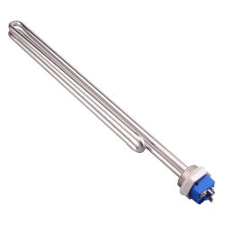DERNORD 240V 1 "BSP calentador eléctrico Tubular Foldback inmersión 2.5KW 3.5KW 4.5KW 5.5KW SUS304 tornillo en elemento calefactor de agua
