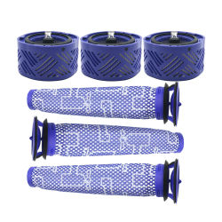 Filtro HEPA premotor y posmotor para piezas de aspiradora Dyson V6 DC59 DY- 96674101 & DY- 96566101 Kit
