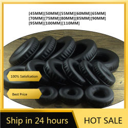 Almohadillas suaves de PU para auriculares, almohadillas de espuma de 45MM-110MM, cojines de 60mm y 70mm para Sony, AKG, Sennheiser, ATH, Philips, 11,8