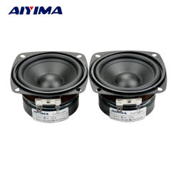 AIYIMA 2 uds altavoces portátiles de Audio 3 pulgadas 4 8 Ohm 15W altavoz de graves de rango completo impermeable para cine en casa DIY