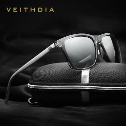 VEITHDIA gafas de sol deportivas al aire libre Unisex aluminio magnesio TR90 lentes polarizadas UV400 gafas de sol Vintage para hombre/mujer V6108