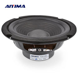 AIYIMA, 1 unidad, altavoz de graves de rango medio de 6,5 pulgadas, 4 Ohm, 150W, altavoces de Audio y música, altavoz de graves para cine en casa, sistemas Ses