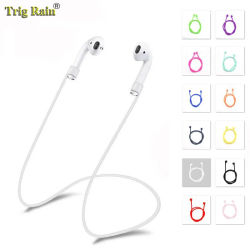 Correa de auriculares para Airpods, correa antipérdida, cuerda para auriculares Bluetooth, Cable de silicona