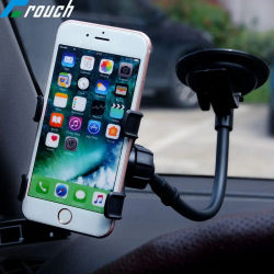 Soporte para teléfono de coche Crouch Universal 360 grados Flexible salpicadero parabrisas GPS montaje mesa de escritorio soporte para teléfono móvil