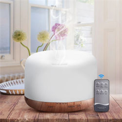 Humidificador de aire ultrasónico con LED, difusor eléctrico de aceites esenciales, 300ml o 500 ml, generador de niebla