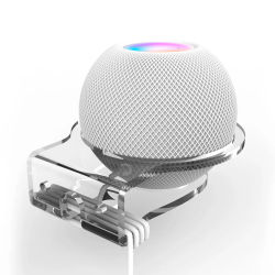 Soporte de montaje en pared para Mini altavoz HomePod, estante de pared ahorrador de espacio con disposición de cables para Mini soporte HomePod