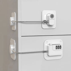 Cerradura de seguridad con contraseña para bebés, protección de seguridad para el hogar, cerradura para puerta y ventana, llave para niños, cuidado del bebé, cerradura para armario y refrigerador,