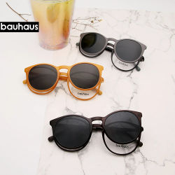RS010 gafas de sol magnéticas ópticas polarizadas personalizadas para hombres y mujeres Clip magnético en gafas de sol Polaroid Clip en gafas de sol
