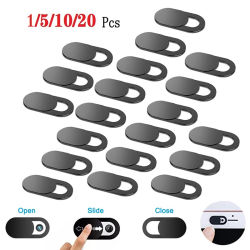 Cubierta deslizante para cámara web, cubierta deslizante para cámara de ordenador portátil, antiespía para teléfono, iPad, PC, Macbook, tabletas, lentes, pegatina de privacidad, 20/10/5/1 Uds.